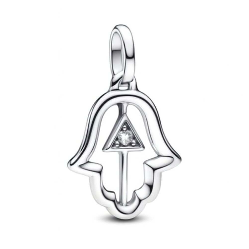Hamsa Hand Medallion Charm